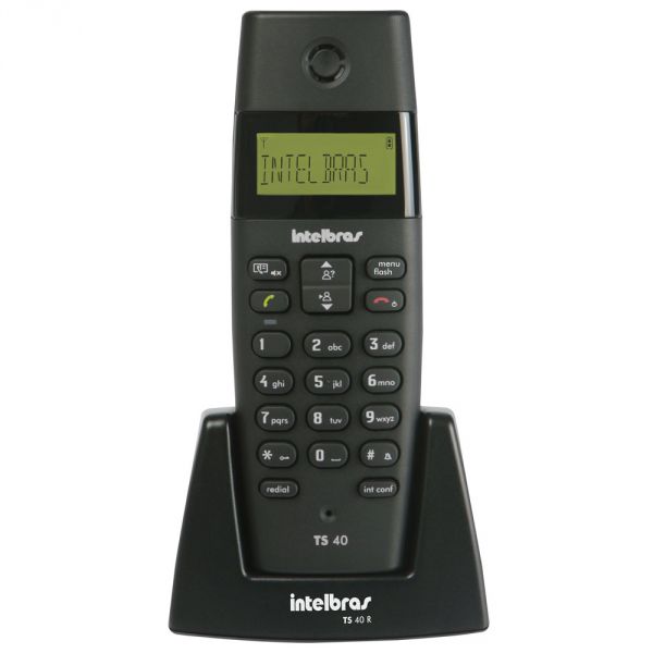 Ramal s/ Fio Intelbras Dect TS40 R c/ Identificador de Chama